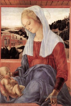 Madonna und Kind 1472 Sieneser Francesco di Giorgio Ölgemälde